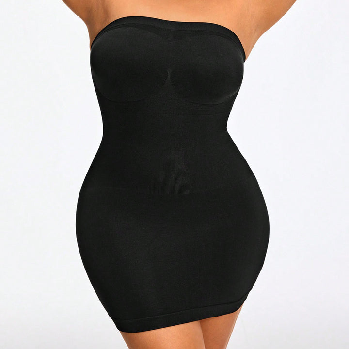 Strapless Full Body Shapewear Bodysuit Bust Lift Tummy Waist Control Natural Butt-Lift